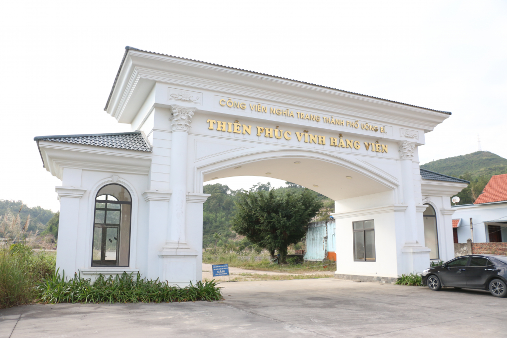 QUẢNG NINH CHỈ ĐẠO ĐẨY NHANH TIẾN ĐỘ DỰ ÁN NGHĨA TRANG THIÊN PHÚC VĨNH HẰNG TẠI UÔNG BÍ